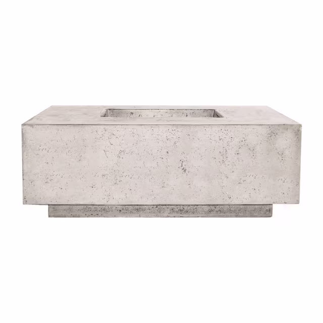 Prism Hardscapes Tavola 3 Square 48" Concrete Gas Fire Table Protective Cover