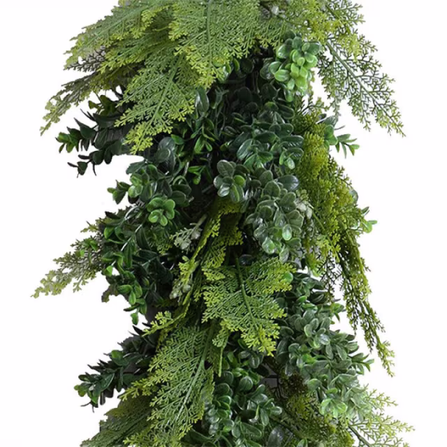 Enduraleaf 6' Faux Arborvitae and Boxwood Garland