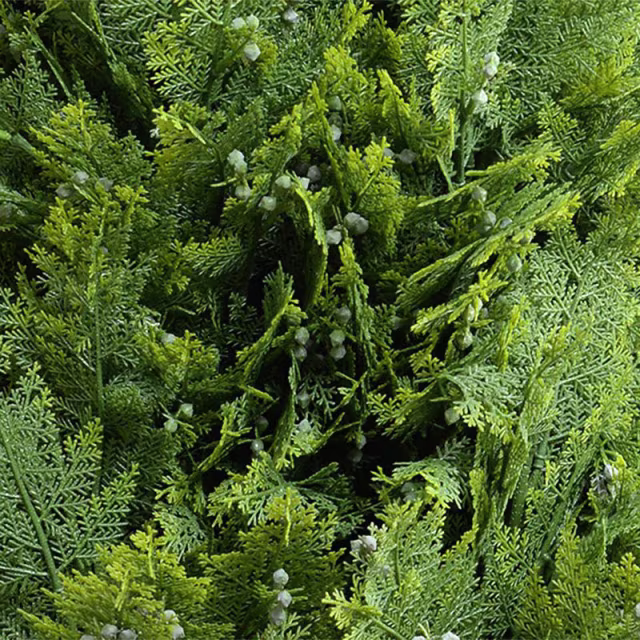 Enduraleaf 68" Faux Arborvitae Shrub in Square Planter