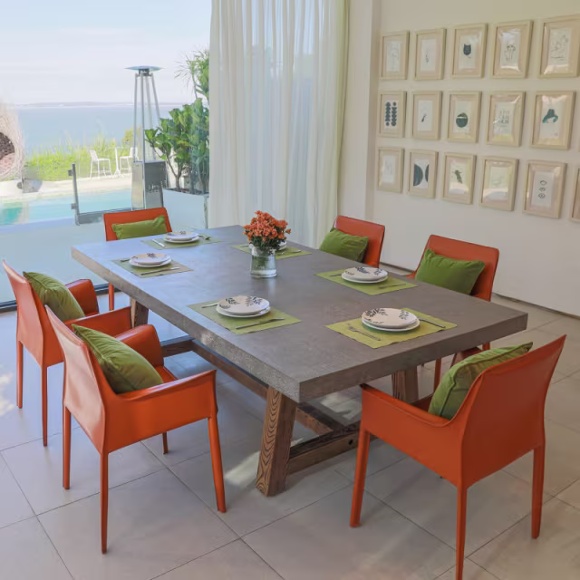 Elementi Home Seine 94" Rectangular Dining Table
