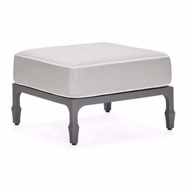 Woodard Alberti Aluminum Ottoman