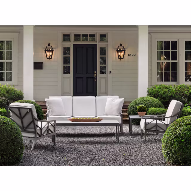 Woodard Alberti Aluminum Ottoman
