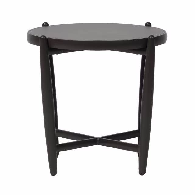 Ratana Lamego 25" Aluminum Round End Table