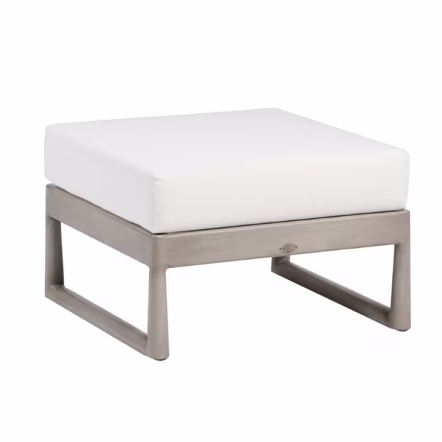 Ratana Park West Aluminum Ottoman