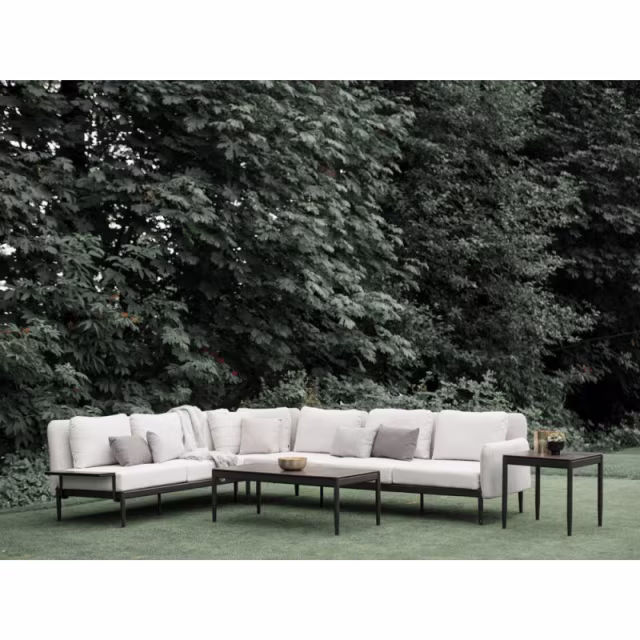 Ratana Palo Aluminum 1-Seater Corner Outdoor Sectional Unit