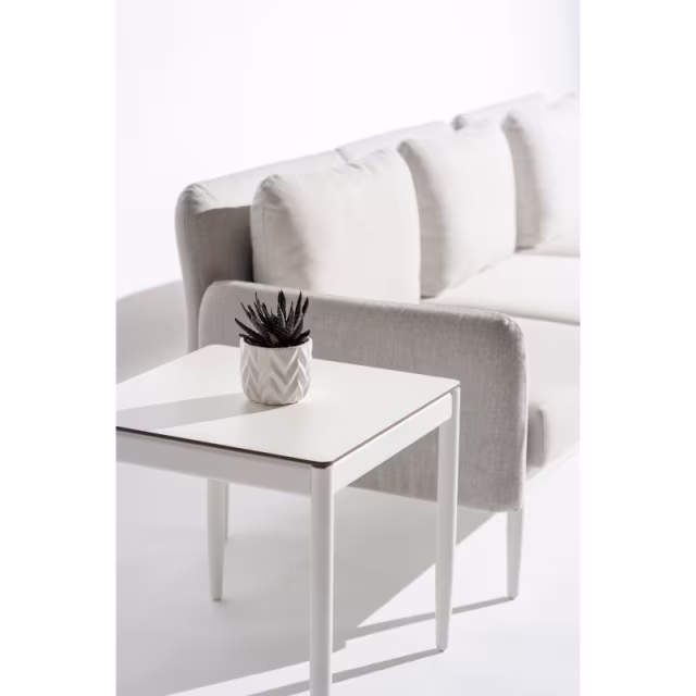 Ratana Palo Aluminum Love Seat Outdoor Sectional Unit