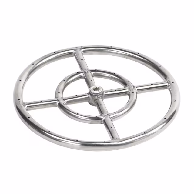 American Fire Products 12" Double-Ring Fire Pit Burner