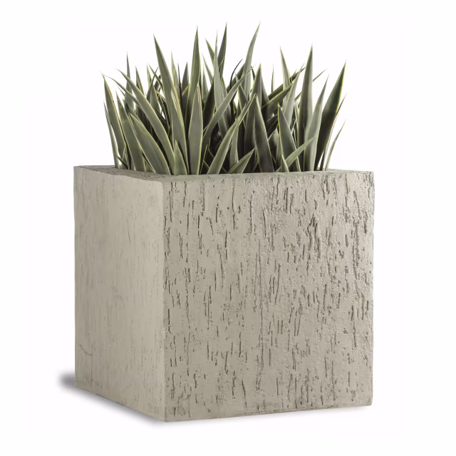Capital Garden Beton 24" Square Fiberglass Box Planter
