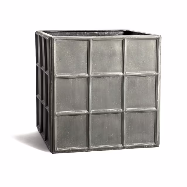 Capital Garden Downing Street 39" Square Fiberglass Box Planter