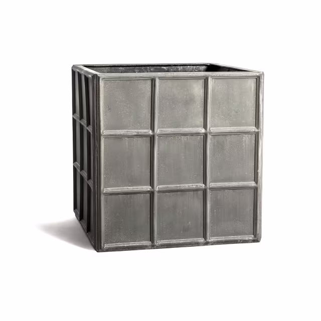 Capital Garden Downing Street 16" Square Fiberglass Box Planter