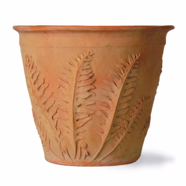Capital Garden Fern 18" Round Fiberglass Planter Pot