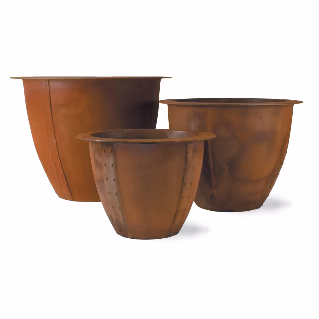 Capital Garden Norman 30" Round Fiberglass Planter Pot