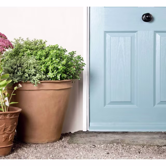 Capital Garden Plain 22" Round Fiberglass Planter Pot