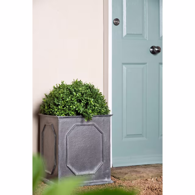 Capital Garden Stuart 18" Square Fiberglass Box Planter