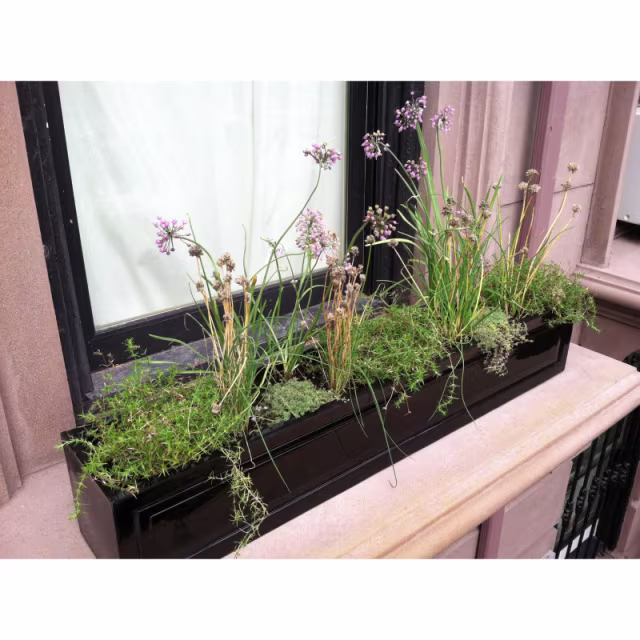 Capital Garden Sloane 8" x 48" Rectangular Fiberglass Window Planter