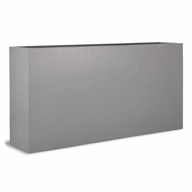 Capital Garden Geo 12" x 55" x 28" Rectangular Fiberglass Trough Planter