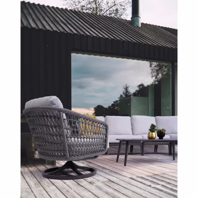 Ratana Poinciana 47" Aluminum Rectangular Coffee Table