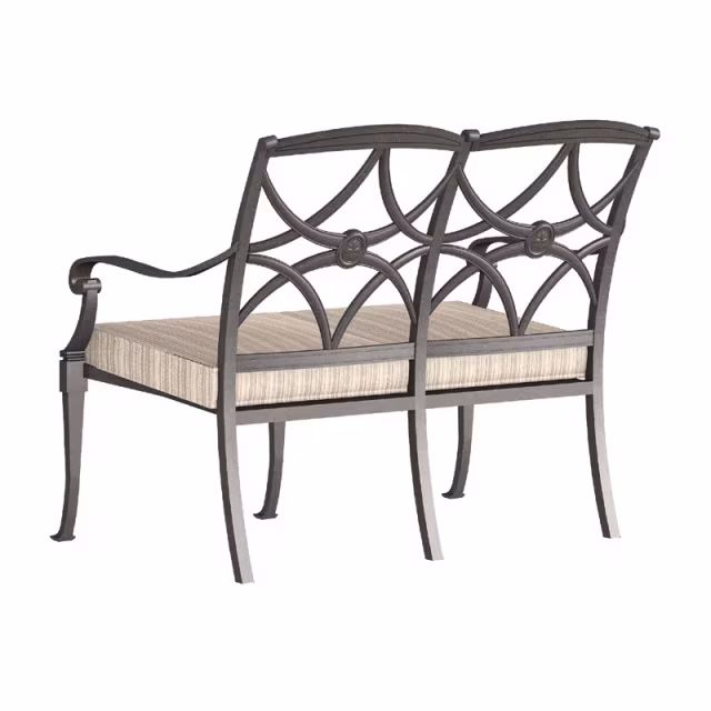 Woodard Wiltshire Stacking Aluminum Bench