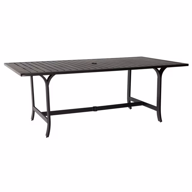 Woodard Seal Cove 78" Aluminum Rectangular Dining Table