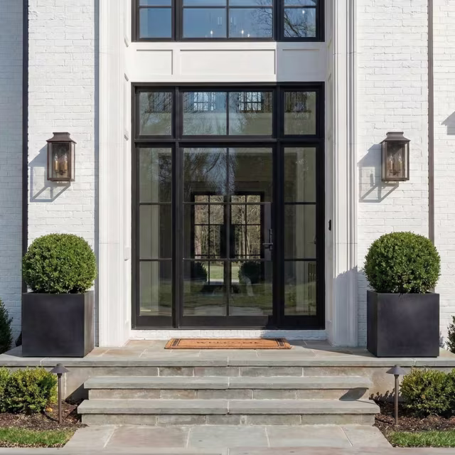 Capi Urban Smooth 20" Square Box Planter Pot - Black