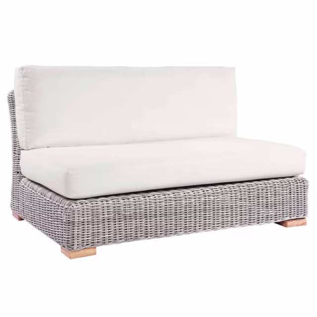 Kingsley Bate Tortola Armless Settee Outdoor Sectional Unit Protective Cover
