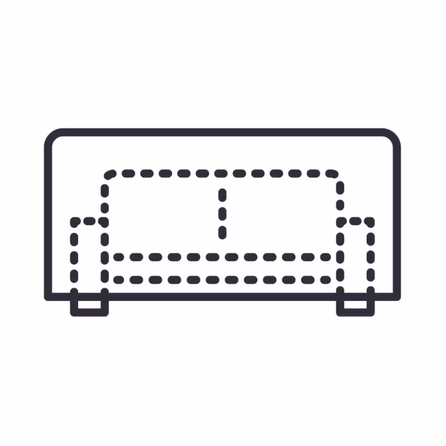 Kingsley Bate Tortola Left/Right Arm Settee Outdoor Sectional Unit Protective Cover