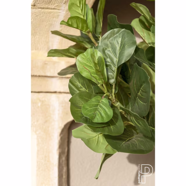 Pottery Pots 39" Faux Ficus Lyrata Plant