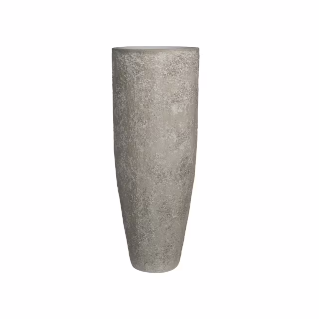 Pottery Pots Oyster Dax 14" Round Ficonstone Planter Pot