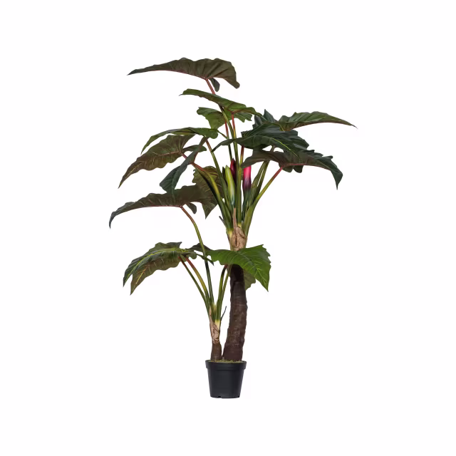 Pottery Pots 87" Faux Alocasia Plant