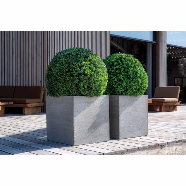 Pottery Pots 16" Faux Boxwood Ball