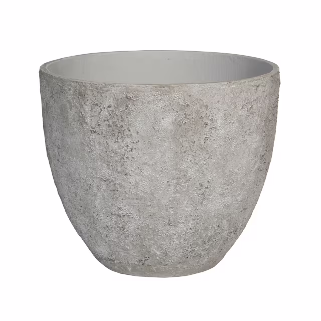 Pottery Pots Oyster Jesslyn 32" Round Ficonstone Planter Pot