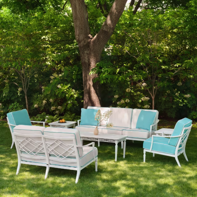 Woodard Tuoro Aluminum Sofa
