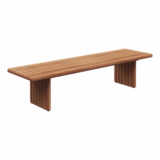 Gloster Deck 73" Teak Rectangular Sofa Table