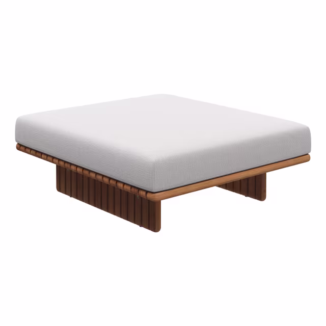 Gloster Deck Teak Ottoman