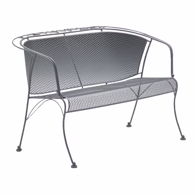 Woodard Briarwood Iron Barrel Loveseat
