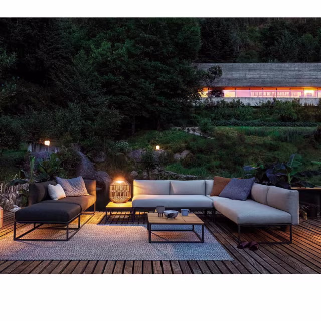 Gloster Maya Center 2-Seater Outdoor Sectional Unit Replacement Cushion Set - 60" x 30"