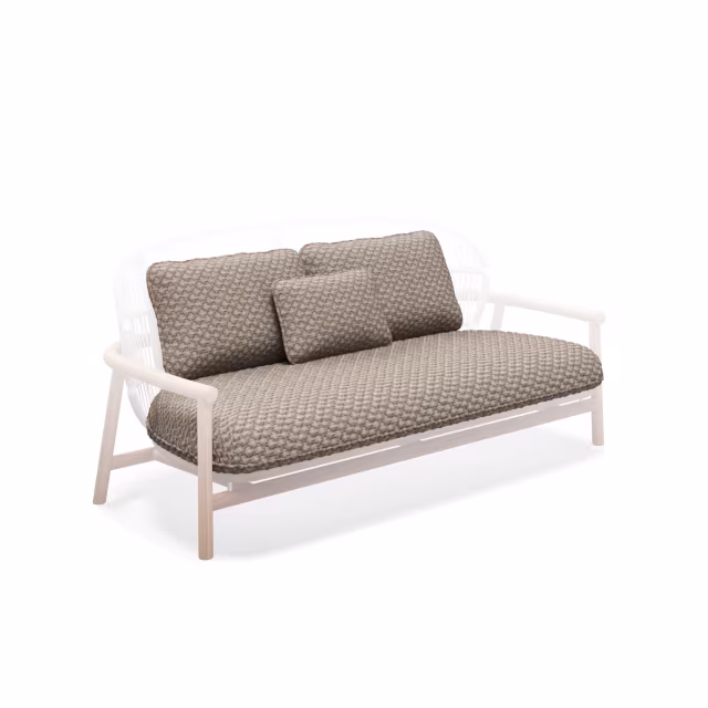 Gloster Fern High/Low Back 2-Seater Sofa Replacement Cushion Set