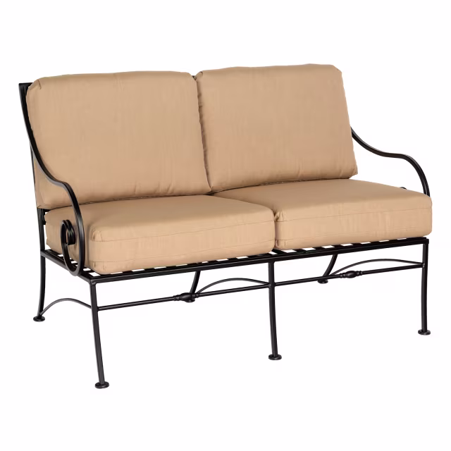 Woodard Sheffield Iron Loveseat