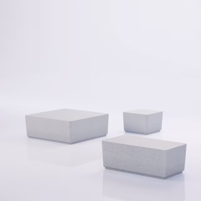 Zachary A. Design Block 20" Rectangular Low Table