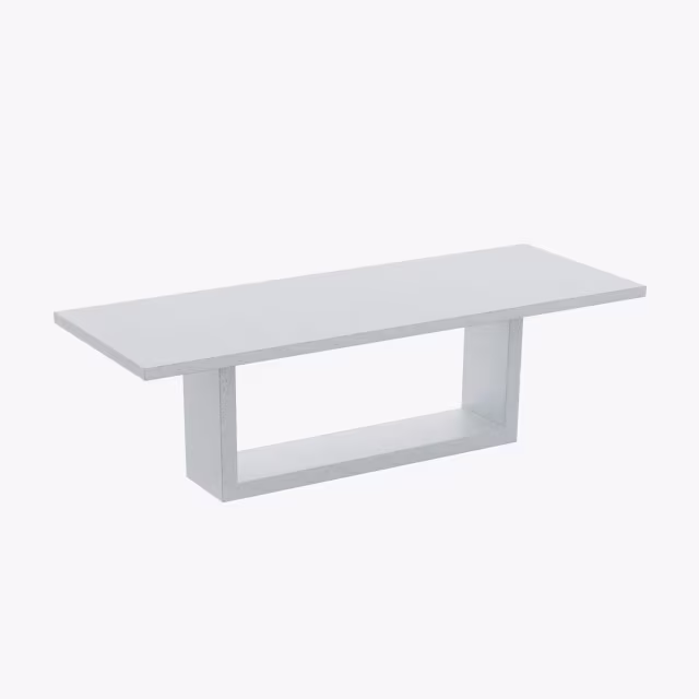 Zachary A. Design Apertura 96" x 36" Rectangular Dining Table