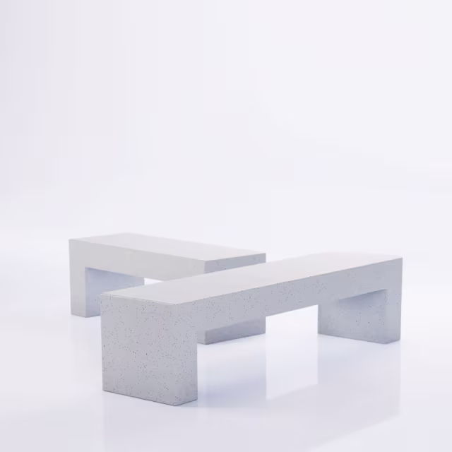 Zachary A. Design Aspen 60" Backless Bench