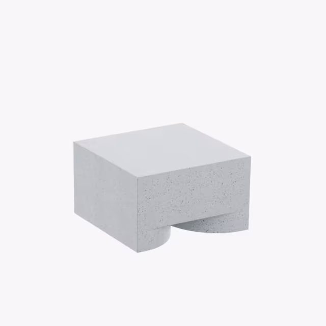Zachary A. Design Low Brow 24" Square Low Table