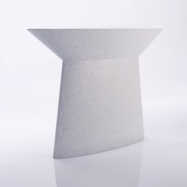Zachary A. Design Kona 60" Oval Console Table