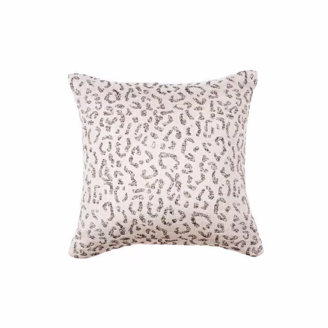 Classic Cushions 20" x 20" Safari Spot Mocha Sunbrella Outdoor Pillow
