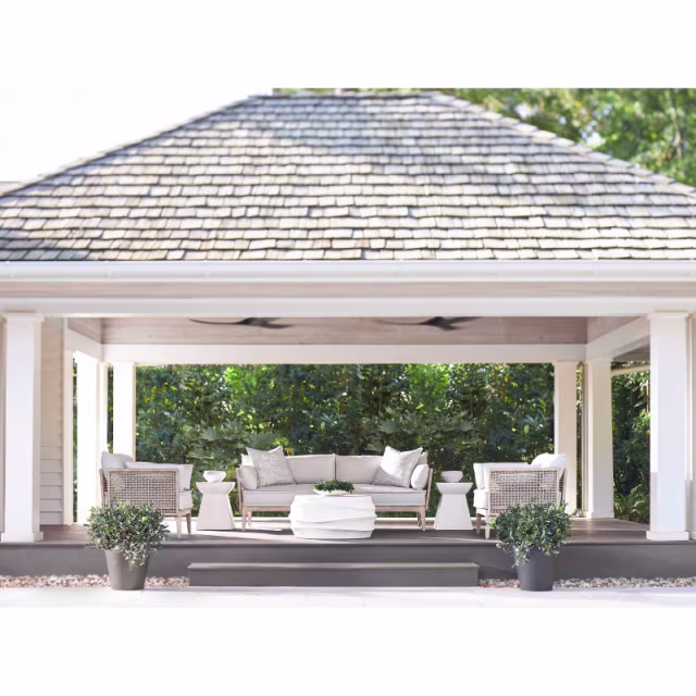 Bernhardt Exteriors Catalonia Wicker Sofa