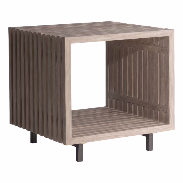 Bernhardt Exteriors Kingston 24" Teak Square Side Table
