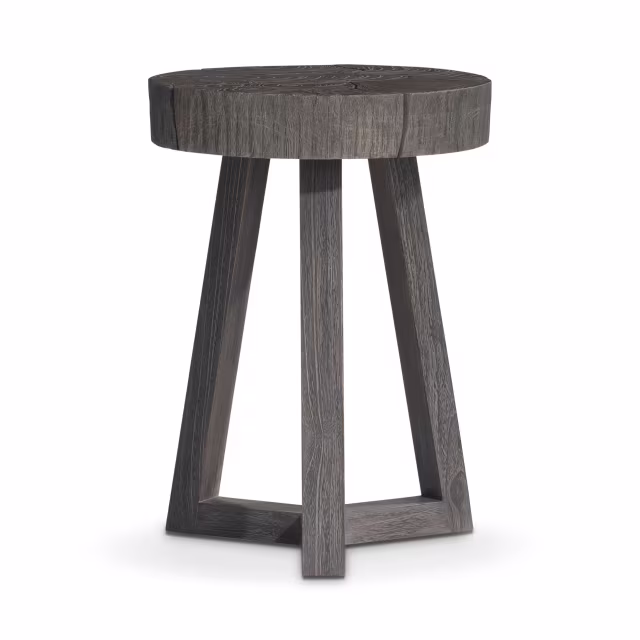 Bernhardt Exteriors Kaya 16" Teak Round Accent Table