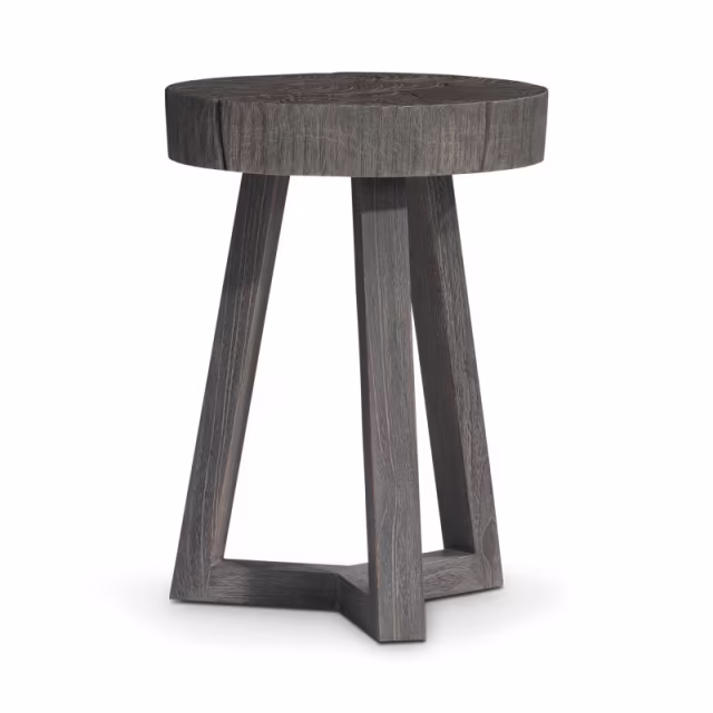 Bernhardt Exteriors Kaya 16" Teak Round Accent Table