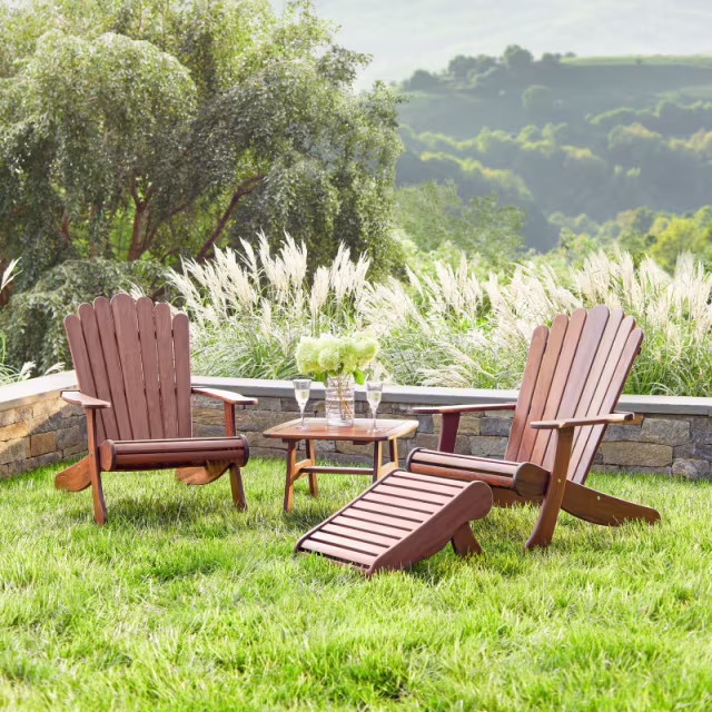 Jensen Outdoor Heritage Ipe Wood Adirondack Chair