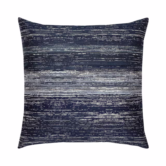 Elaine Smith 22" x 22" Textured Indigo Sunbrella Outdoor Pillow